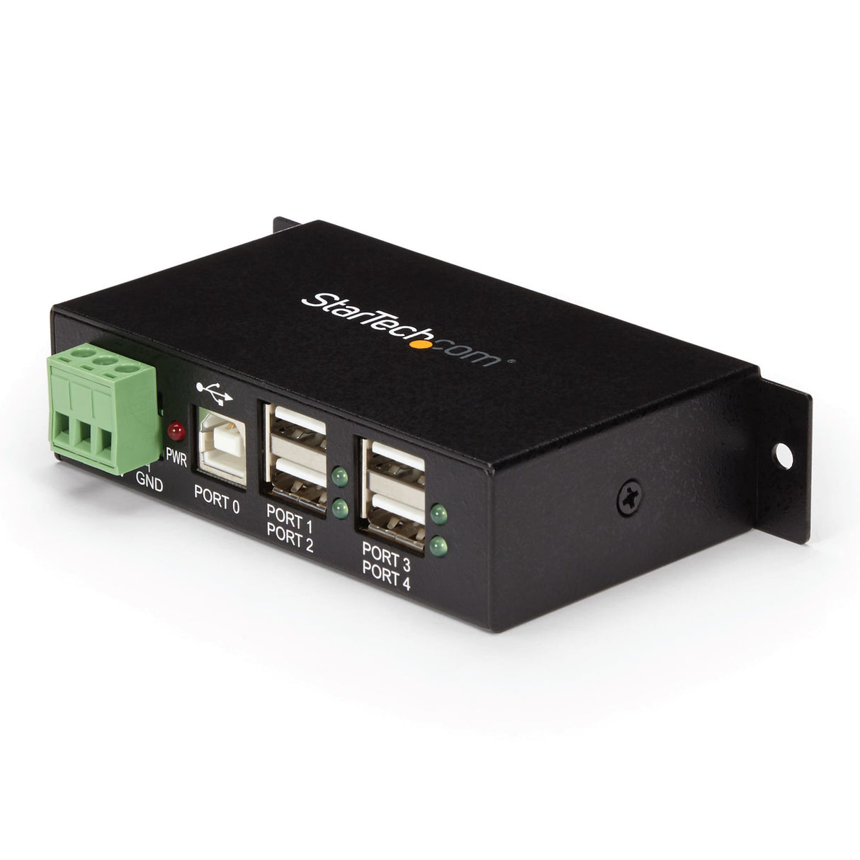 StarTech.com Hub Industrial de 4 Puertos USB 2.0 con Protección Antiestática ESD hubs de interfaz USB 2.0 Type-B USB 2.0 4 4