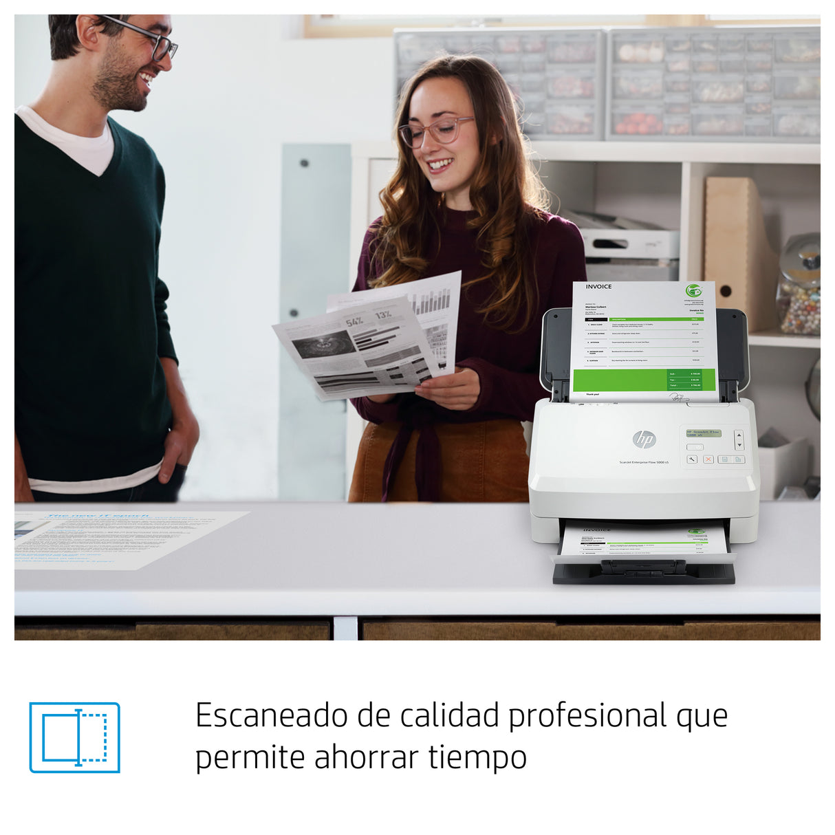 HP ScanJet Enterprise Flow 5000 s5 Escáner 216 x 3100 mm 600 x 600 DPI Si Si