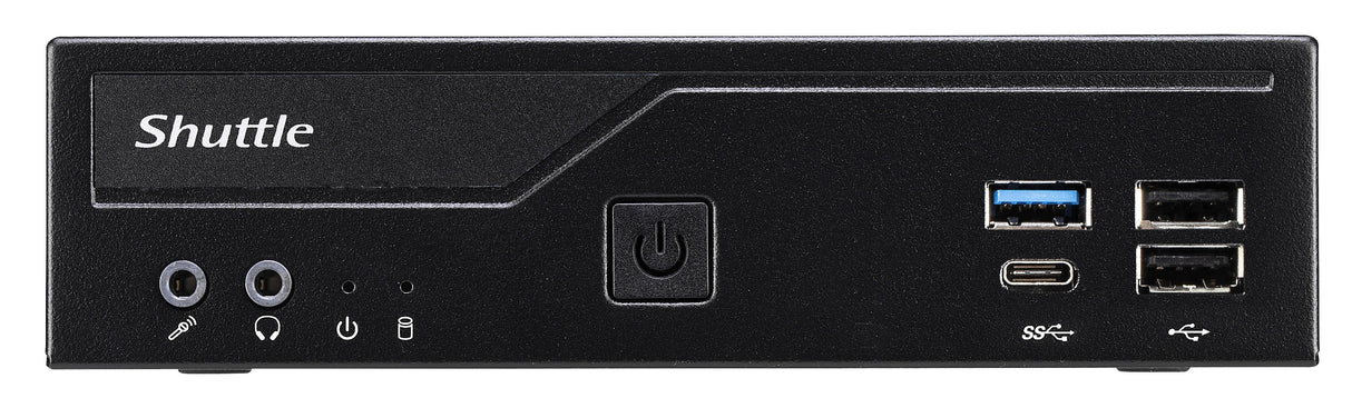 Shuttle DH610S PC/estación de trabajo barebone PC delgado Negro Intel H610 Intel UHD Graphics 700 Windows 10/11 64 bit O.S, Linux 120 W