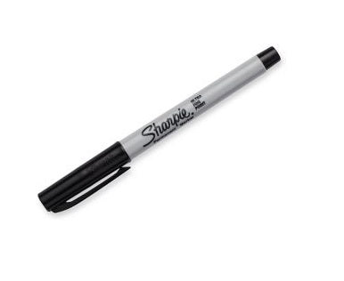 MARCADOR BEROL SHARPIE ULTRA FINO NEGRO C/12