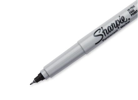 MARCADOR BEROL SHARPIE ULTRA FINO NEGRO C/12