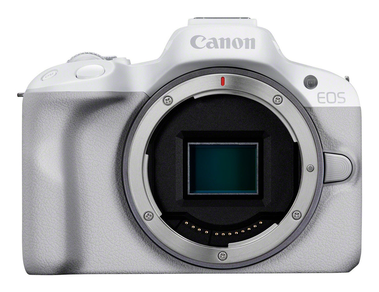 Canon EOS R50 Mirrorless Camera with 18-45mm Lens MILC 24.2 MP CMOS 6000 x 4000 Pixeles Blanco, 4K Ultra HD, Pantalla táctil