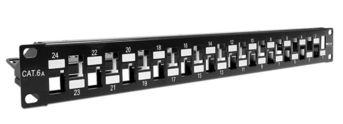 Nexxt Solutions AW192NXT01 accesorio para rack Panel de parches, Negro, 1 pieza(s)