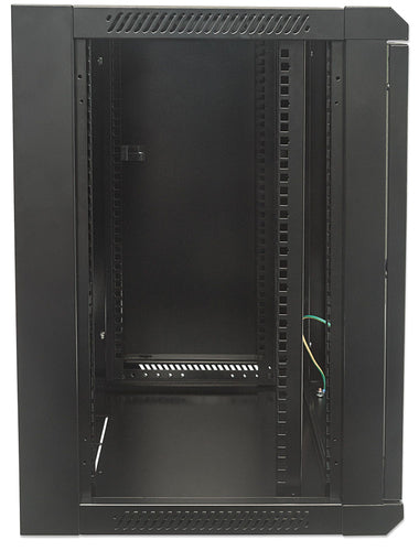 Intellinet Armoire réseau murale 19" (standard), 9U, profondeur 450 mm, noire, en kit, charge max. 60 kg, utilisabl
