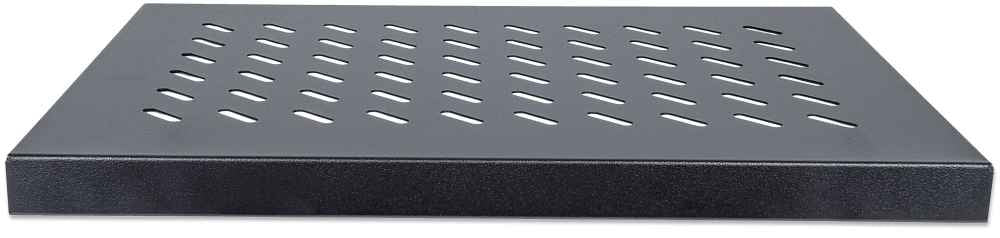 CHAROLA GABINETE 19", 1U, FIJA, 35CM, VENTILADA, 50KG