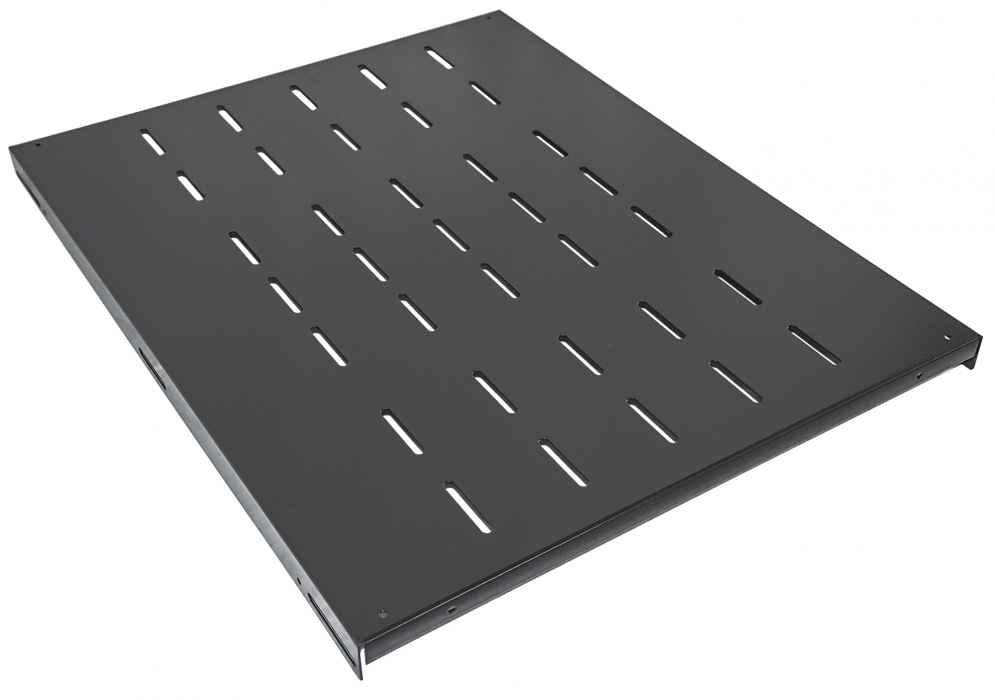 Intellinet Étagère fixe renforcée 19", 1U, profondeur 600 mm, charge max. 100 kg, noire, garantie trois ans Rack Cajón m
