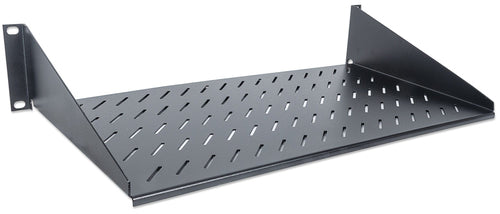 Intellinet Étagère cantilever 19", 2U, montage frontal 2 points, profondeur 250 mm, charge max. 25 kg, noire, garan