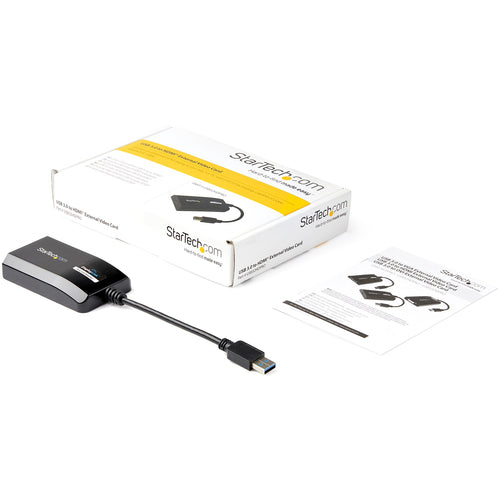StarTech.com Adaptador USB 3.0 HDMI - Certificado con DisplayLink - 1920x1200 Adaptadores gráficos USB 3.2 Gen 1 (3.1 Ge
