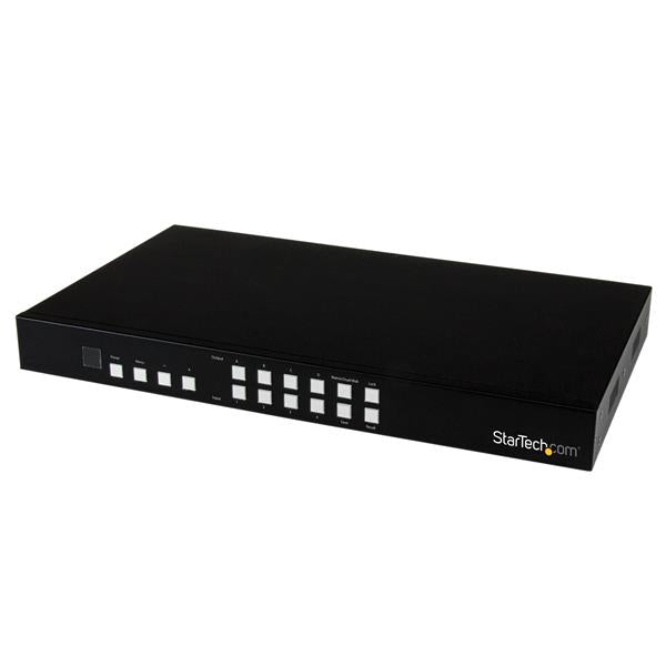 StarTech.com Switch Conmutador Matrix HDMI 4x4 con Multivisor Videowall o Imagen e Imagen PAP conmutadores de vídeo HDMI 8 4 4