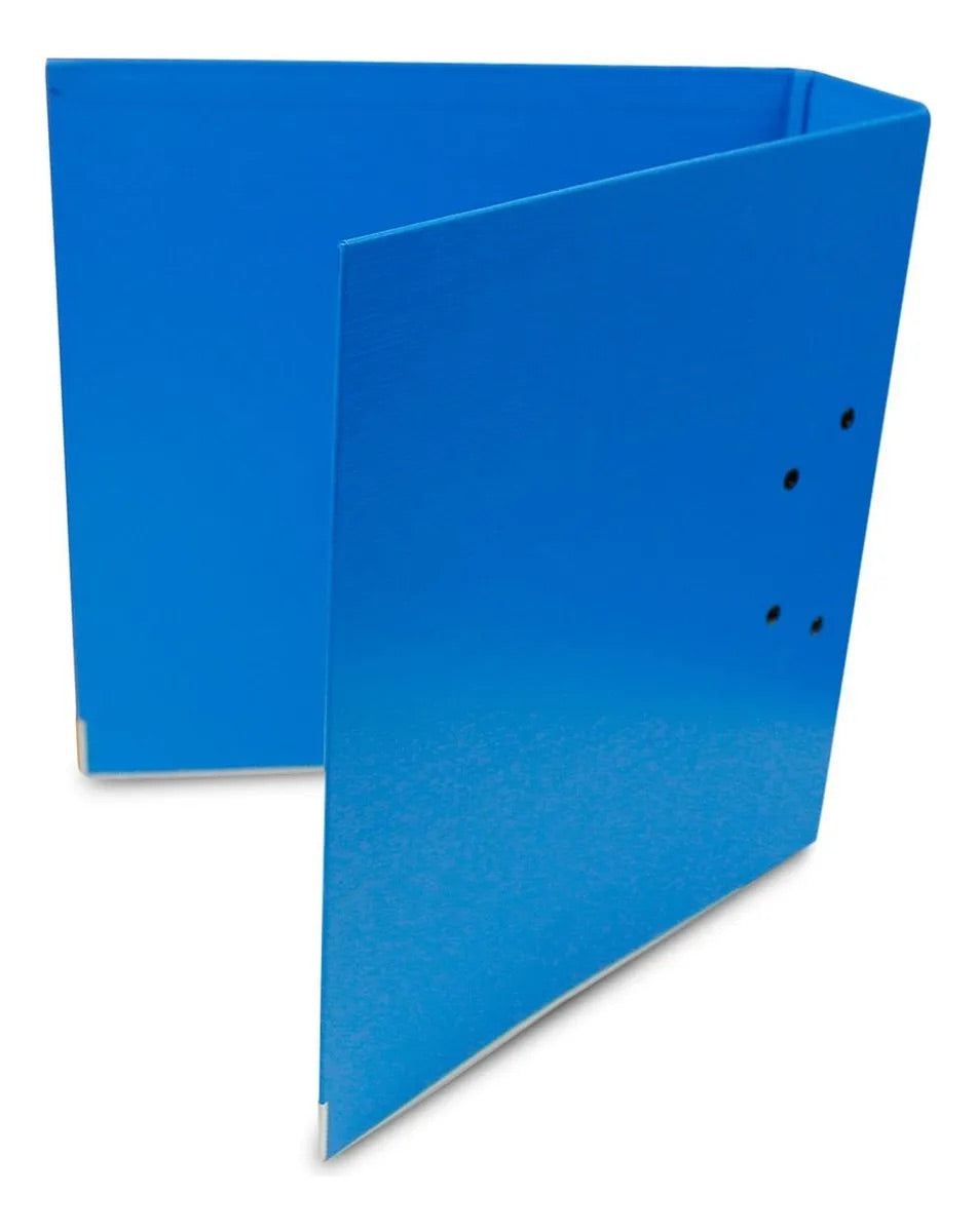 Techmakro KITCARP4AZ carpeta Cartón, Cloruro de polivinilo (PVC) Azul Carta, Folder de archivo convencional, Mate, 650 h