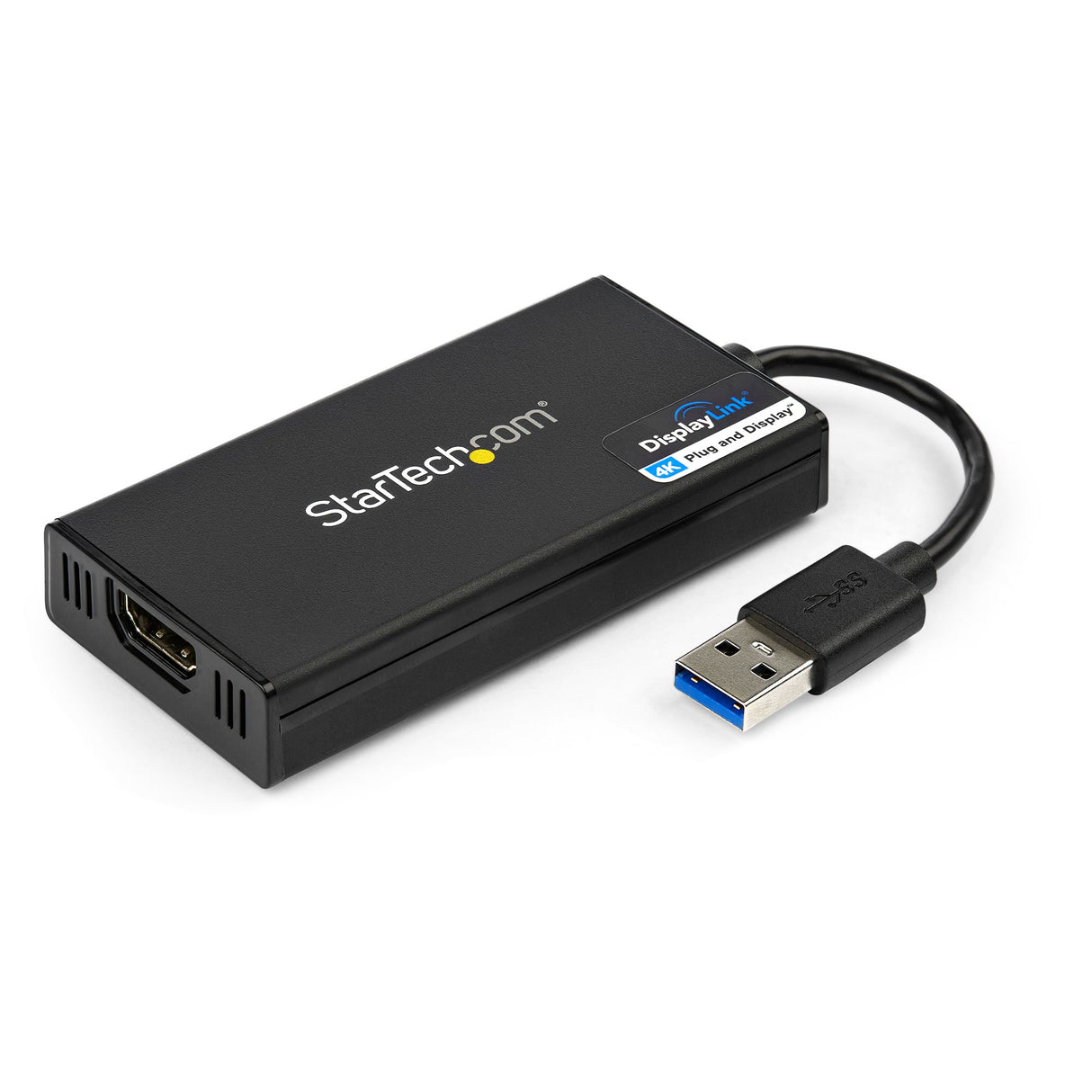 StarTech.com Adaptador Gráfico Externo USB 3.0 a HDMI - UltraHD 4K 30Hz - Certificado DisplayLink - Conversor USB-A a HDMI para Monitor - Tarjeta Gráfica Externa de Vídeo - Mac y Windows adaptadores gráficos usb USB tipo A Macho 3.2 Gen 1 (3.1 Gen 1) Si