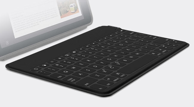 Logitech 920-006701 teclado para dispositivos móviles Inglés Bluetooth Negro, Blanco