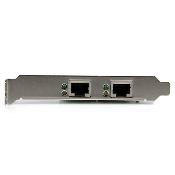 StarTech.com Adaptador Tarjeta de Red NIC PCI Express PCI-E de 2 Puertos Gigabit Ethernet RJ45, Interno, Alámbrico, 2000 Mbit/s