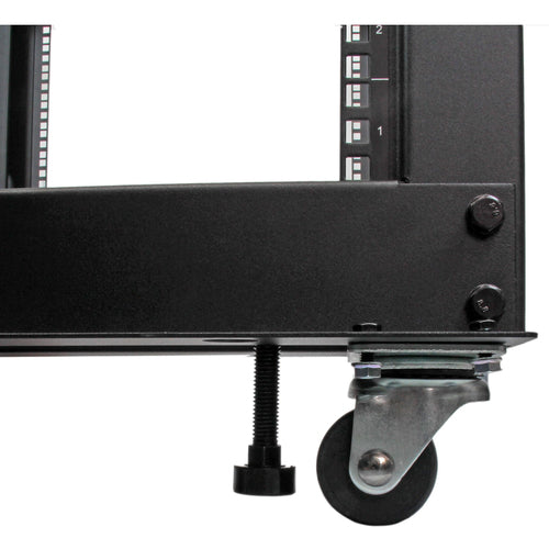 StarTech.com Rack 12U Móvil de Marco Abierto de 4 Columnas para Servidores - Rack de Cuatro Columnas de 19 Pulgadas para