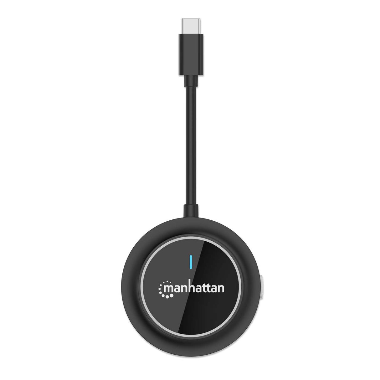 Manhattan Adaptador inalámbrico HDMI 1080p con transmisor USB-C, dongle para mostrar vídeo de forma inalámbrica desde un