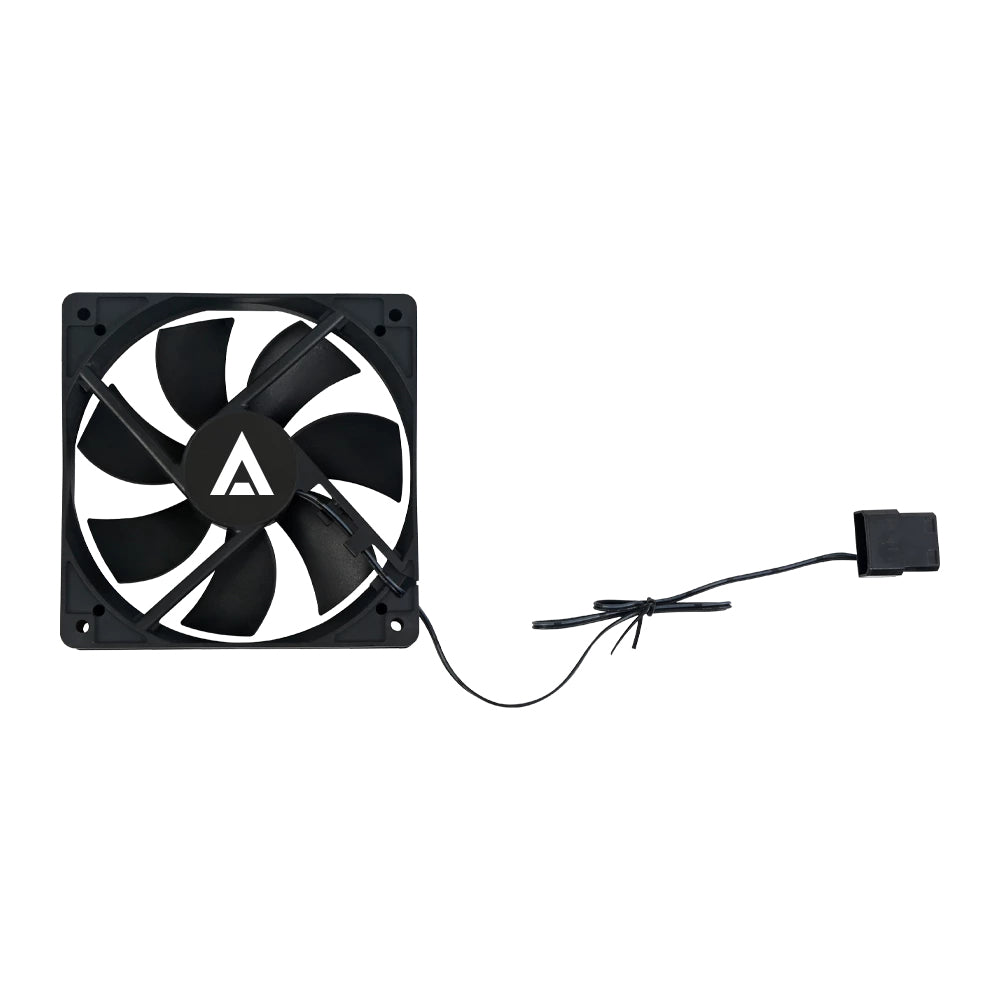 Acteck POLAR EG VG120 Gabinete de la computadora Ventilador 8 cm Negro 1 pieza(s), 1200 RPM