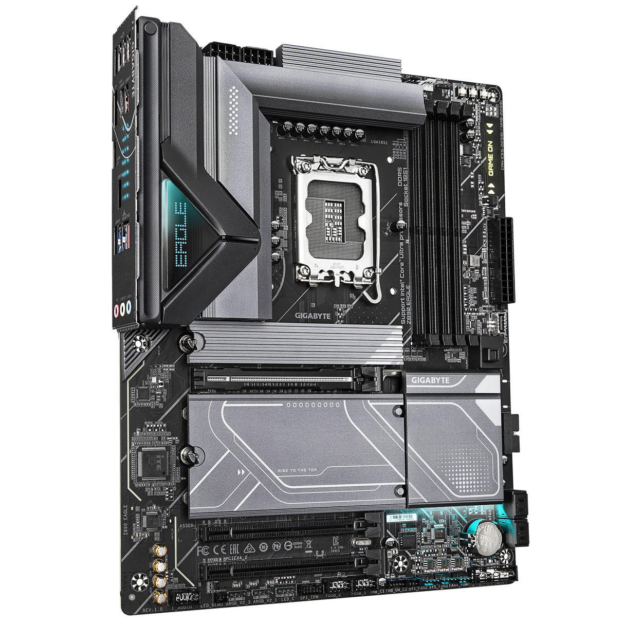 GIGABYTE Z890 EAGLE placa base Intel Z890 LGA 1851 (Socket V1) ATX, Intel Core Ultra (Series 2), 256 GB, DDR5-SDRAM