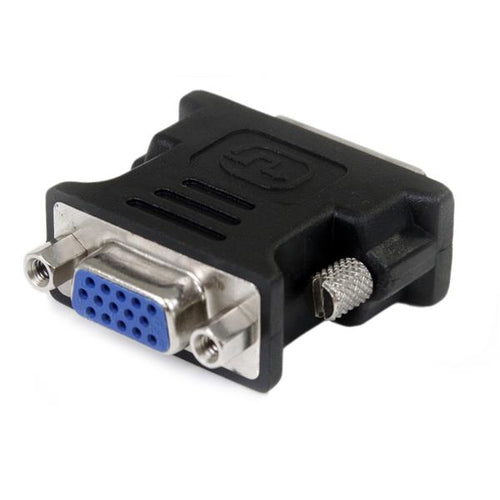 StarTech.com Adaptador Conversor DVI-I a VGA - DVI-I Macho - HD15 Hembra - Negro Cambiadores de género para cables DVI-I