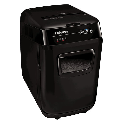 Fellowes AutoMax 200C triturador de papel Corte cruzado 60 dB 22,9 cm Negro
