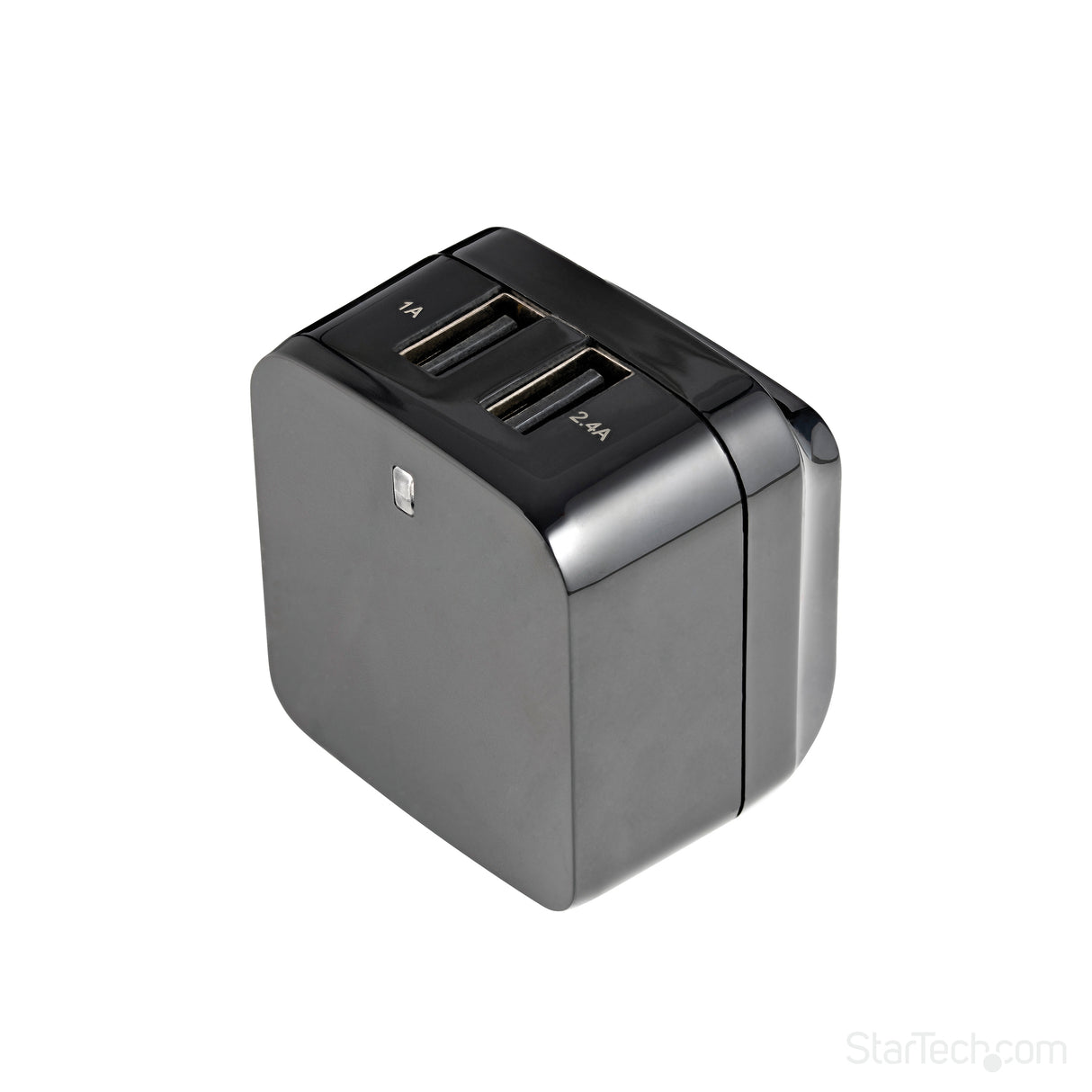 StarTech.com Cargador de Pared USB de 2 Puertos para Tablets Smartphones - Cargador de Alta Potencia para Viajes Cargado