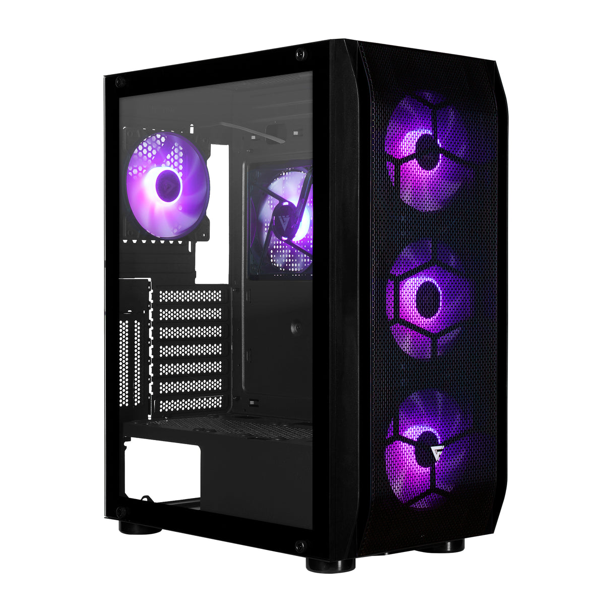 Game Factor CSG400 carcasa de ordenador Midi Tower Negro