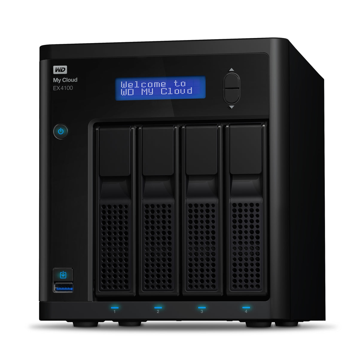 Western Digital My Cloud EX4100, 24TB NAS Escritorio Marvell Armada 388 2 GB DDR3 Unidad de disco duro My Cloud OS Negro