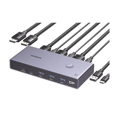 Ugreen 25962 interruptor KVM Gris