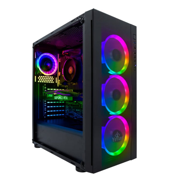 Yeyian Katana R02 AMD Ryzen™ 5 5600X 16 GB DDR4-SDRAM 1 TB SSD NVIDIA GeForce RTX 3070 Windows 10 Ho