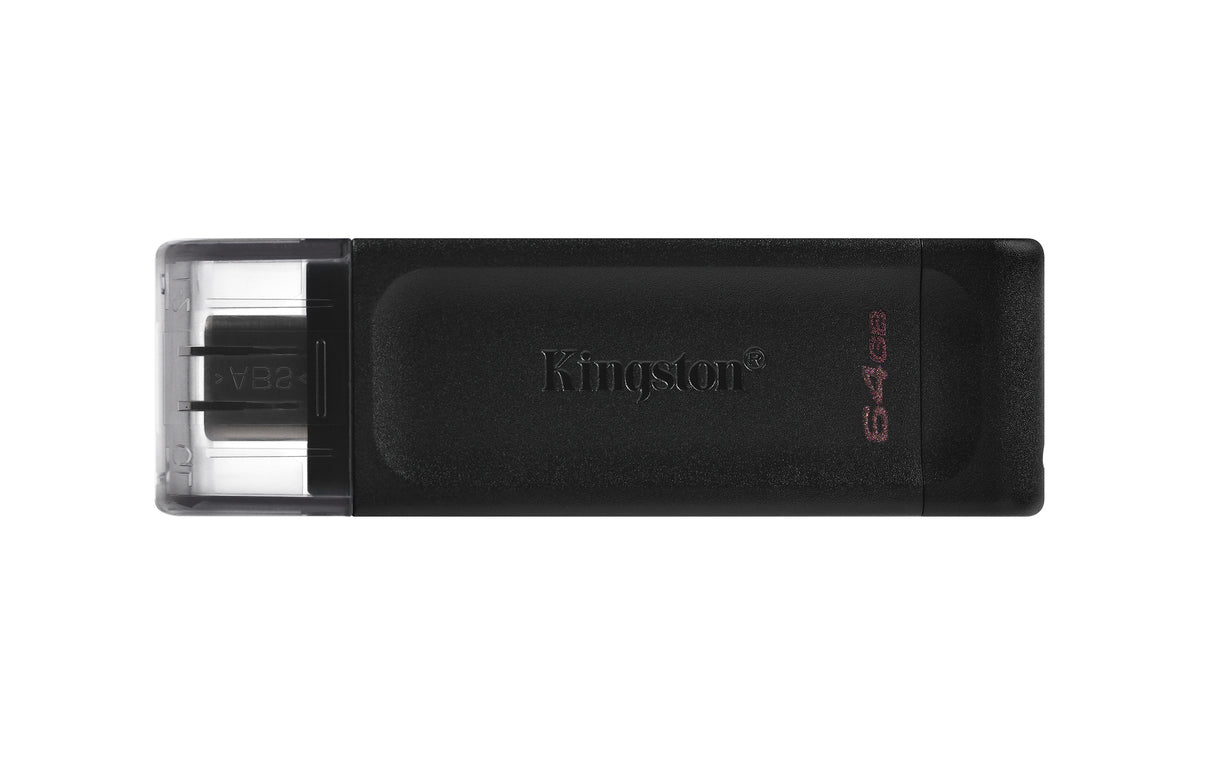 Kingston Technology 64GB USB-C 3.2 Gen 1 DataTraveler 70 Memoria Flash 64 GB USB Tipo C 3.2 Gen 1 (3.1 Gen 1) Tapa