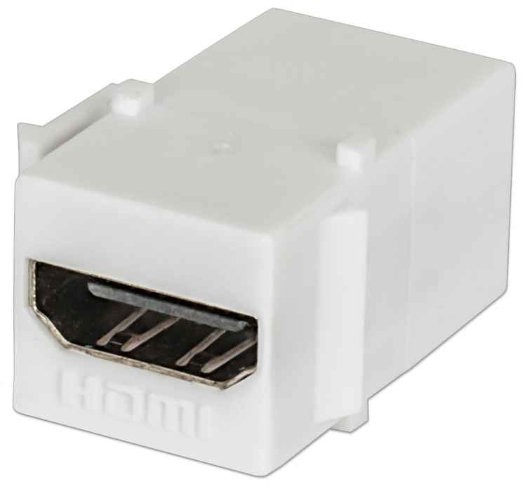 Intellinet Cople HDMI, Tipo Keystone módulos de conectores de red Plano Blanco HDMI HDMI