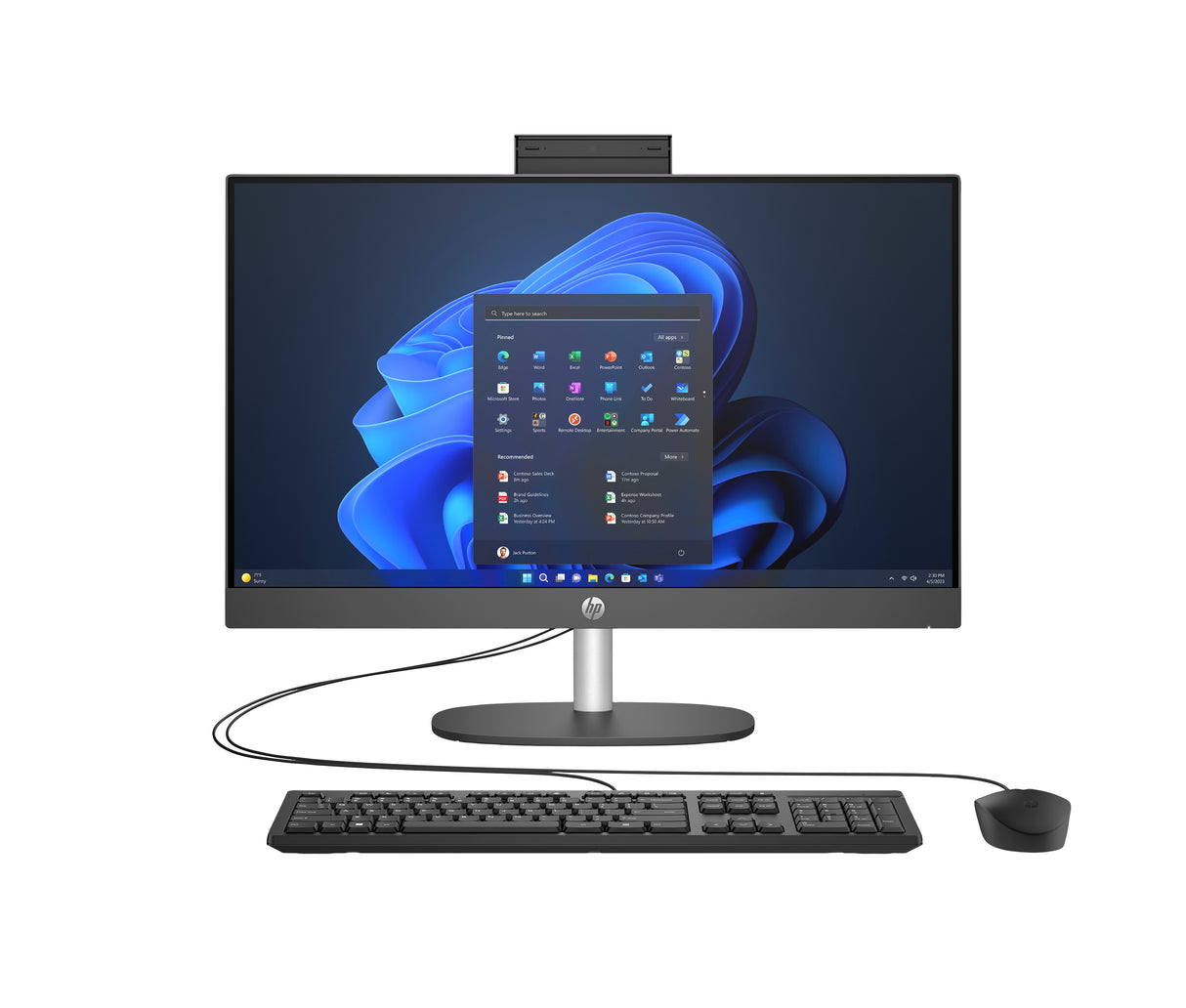 HP Pro 240 G10 Intel® Core™ i3 i3-N300 60.5 cm (23.8") 1920 x 1080 Pixeles PC todo en uno 8 GB DDR4-SDRAM 256 GB SSD Windows 11 Pro Wi-Fi 6