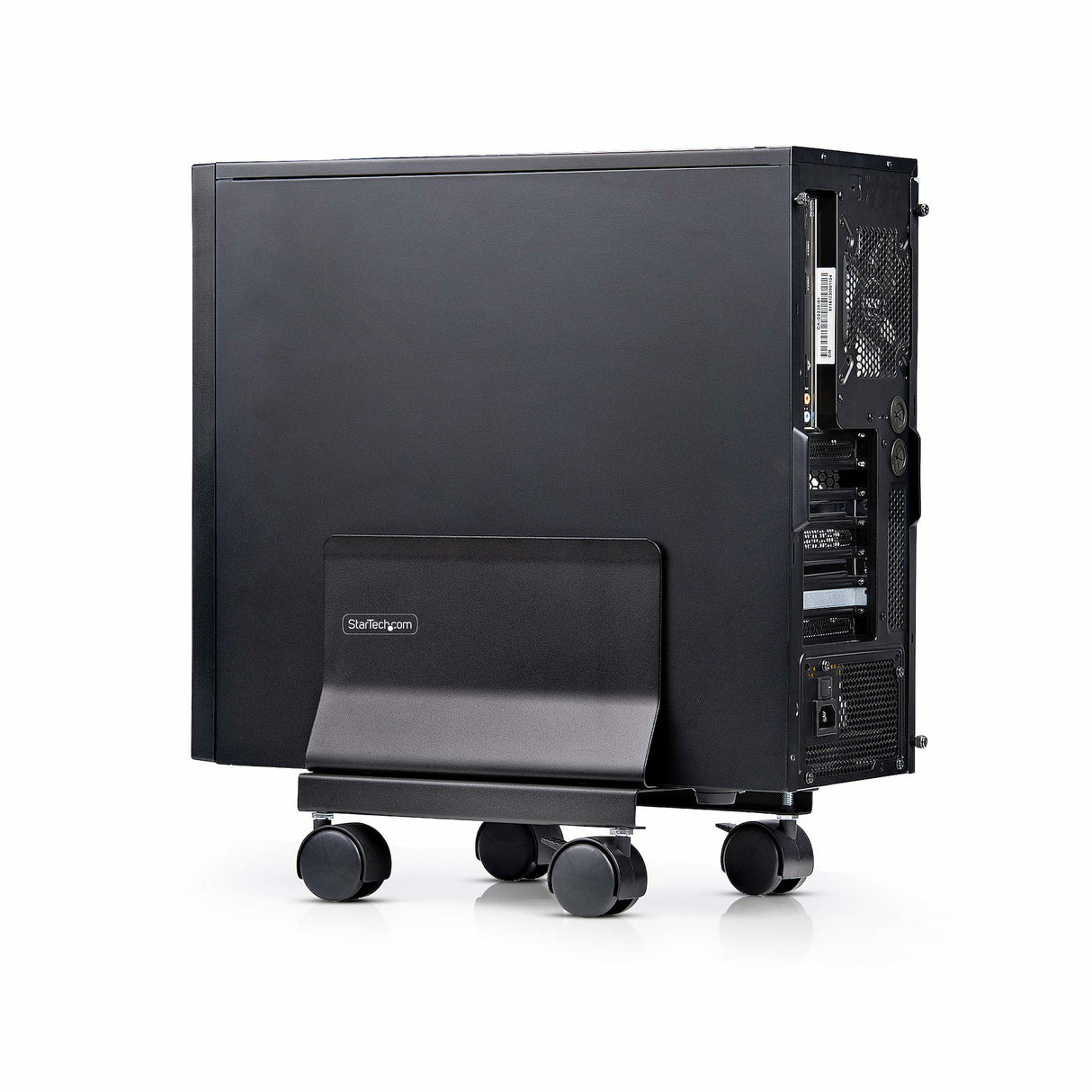 StarTech.com Carrito para Caja Torre de Ordenador - Carrito con Ruedas para CPU - Soporte Ajustable para CPU - de Acero
