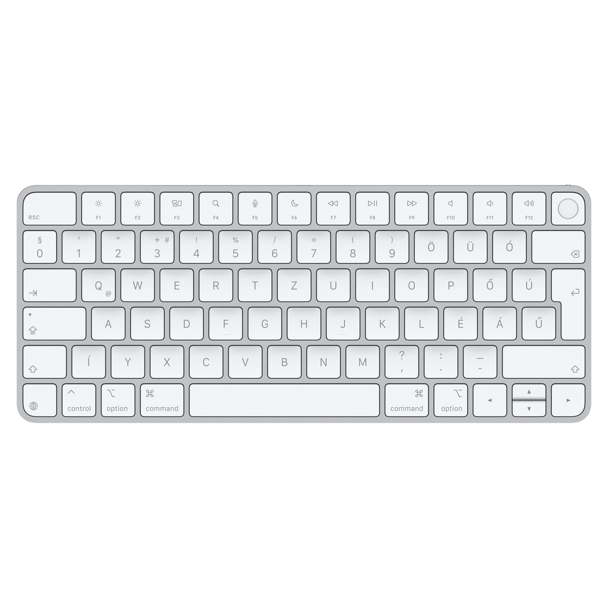 Apple MXCK3MG/A teclado Universal USB + Bluetooth QWERTZ Húngaro Plata, Blanco, Tenkeyless (80 - 87%), Inalámbrico y alá