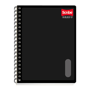 Scribe 2673 cuaderno y block 200 hojas Negro, Naranja, Rosa