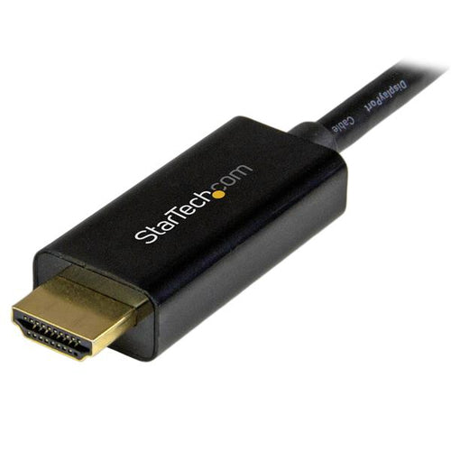 StarTech.com Cable Conversor Mini DisplayPort a HDMI de 2m - Color Negro - Ultra HD 4K Adaptadores de cable de vídeo 2 m
