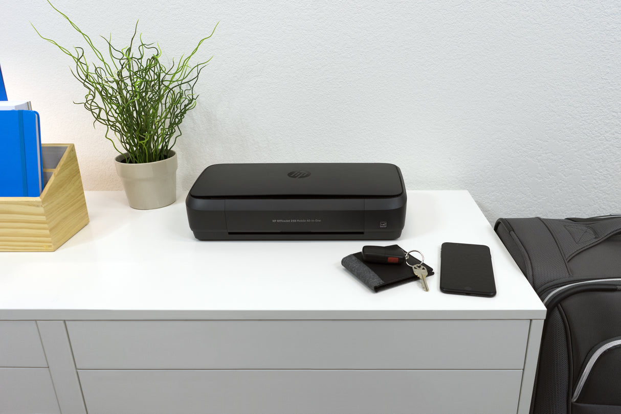 HP OfficeJet Mobile 250 Inalámbrico All-in-One Color Impresora, Fotocopiadora, escáner Impresora Multifunción Inyección de tinta térmica