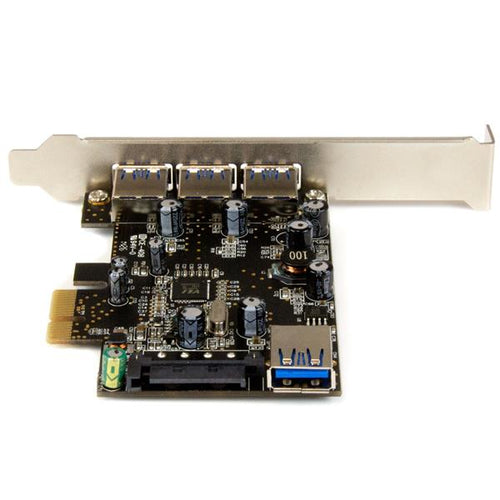 StarTech.com Tarjeta PCI Express con 4 Puertos USB 3.0 Tarjetas y adaptadores de interfaz PCIe USB 3.2 Gen 1 (3.1 Gen 1)