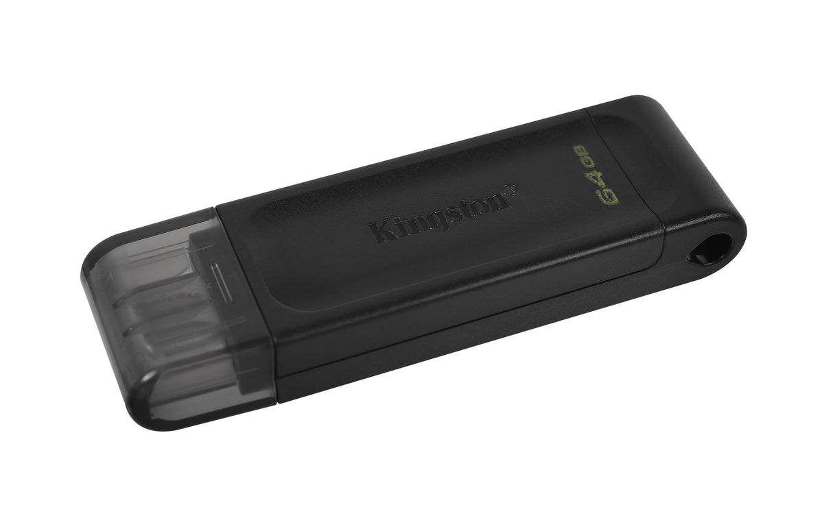 Kingston Technology 64GB USB-C 3.2 Gen 1 DataTraveler 70 Memoria Flash 64 GB USB Tipo C 3.2 Gen 1 (3.1 Gen 1) Tapa