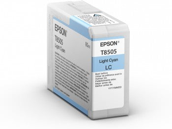 Epson Singlepack Light Cyan T850500 Cartucho de Tinta Tinta a base de pigmentos Impresión por inyección de tinta - SureColor SC-P800 1 pieza(s)