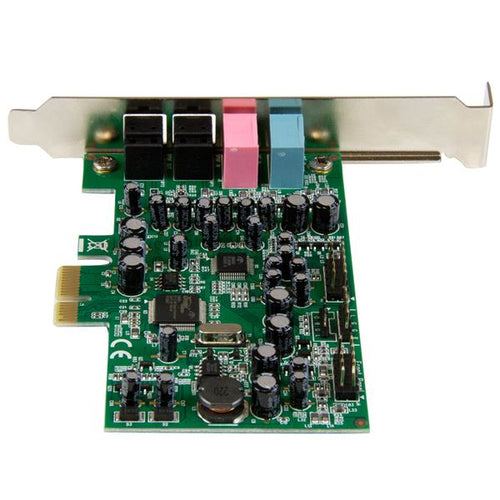 StarTech.com Tarjeta de sonido PCI Express con sonido envolvente de 7.1 canales 24bit 192 kHz Tarjetas de audio Si 7.1 c