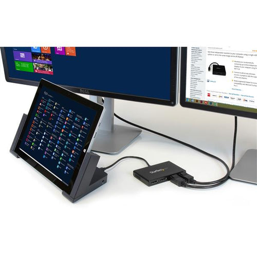 StarTech.com Hub MST de 4 Puertos DisplayPort 1.2 - Divisor Splitter DP de 4 Monitores - Adaptador DP a 4x DisplayPort 1