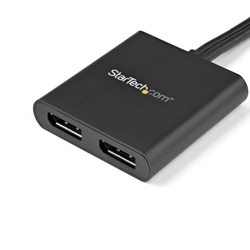 StarTech.com Splitter Multiplicador Mini DP a 2 puertos DisplayPort - Hub MST Divisores de vídeo 2 Mini DisplayPort 3840