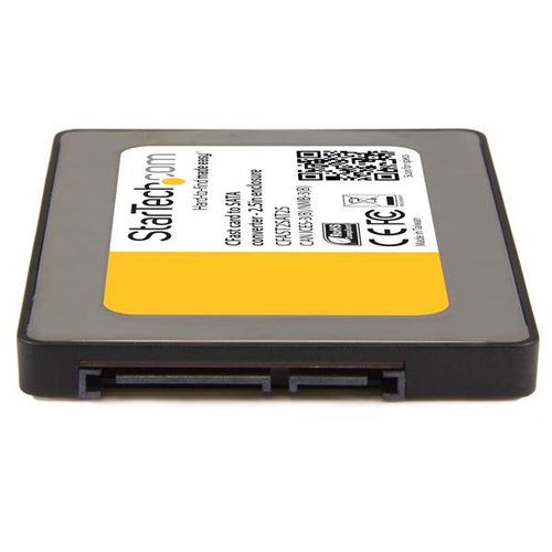 StarTech.com Adaptador de tarjeta CFast a SATA con carcasa protectora - Compatible con SATA III 6Gbps Tarjetas y adaptad