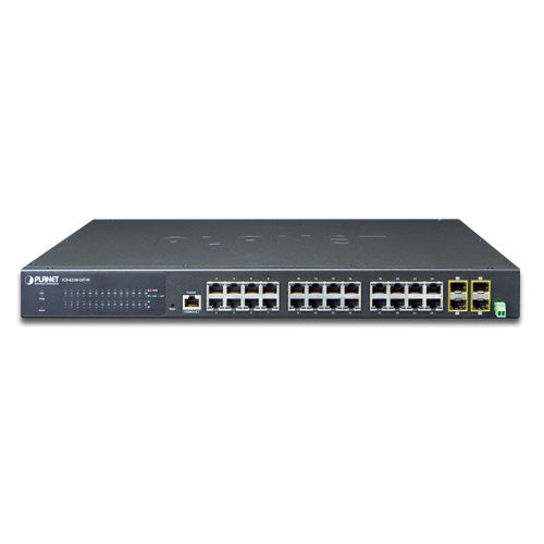 PLANET IGS-6330-24T4S switch Gestionado L3 Gigabit Ethernet (10/100/1000) 1U Negro
