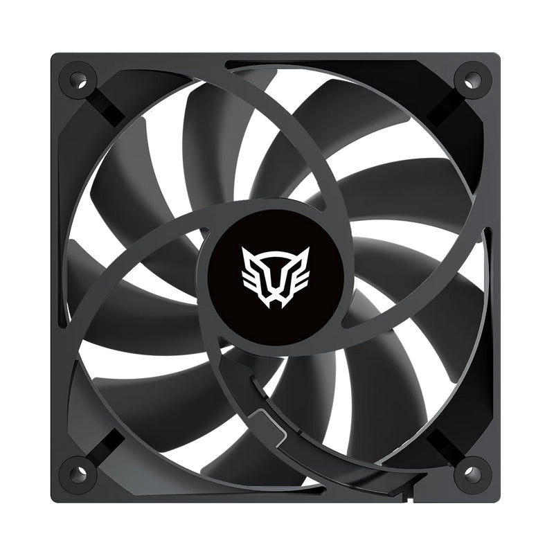 Balam Rush Eolox Glaziar EXG77 Gabinete de la computadora Ventilador 12 cm Negro 1 pieza(s), 0 RPM, 2000 RPM