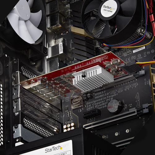 StarTech.com P10Q4A-USB-CARD Tarjetas y adaptadores de interfaz PCIe USB 3.2 Gen 2 (3.1 Gen 2) Si