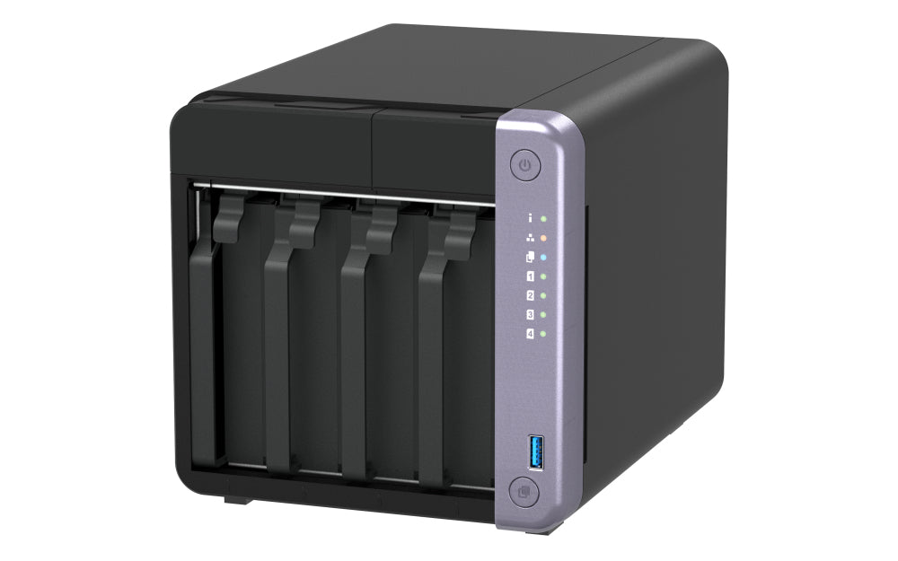 QNAP TS-432X-4G-US Servidor 0 GB SATA, Serial ATA II, Serial ATA III 2.5,3.5 cm (2.5,3.5") Si