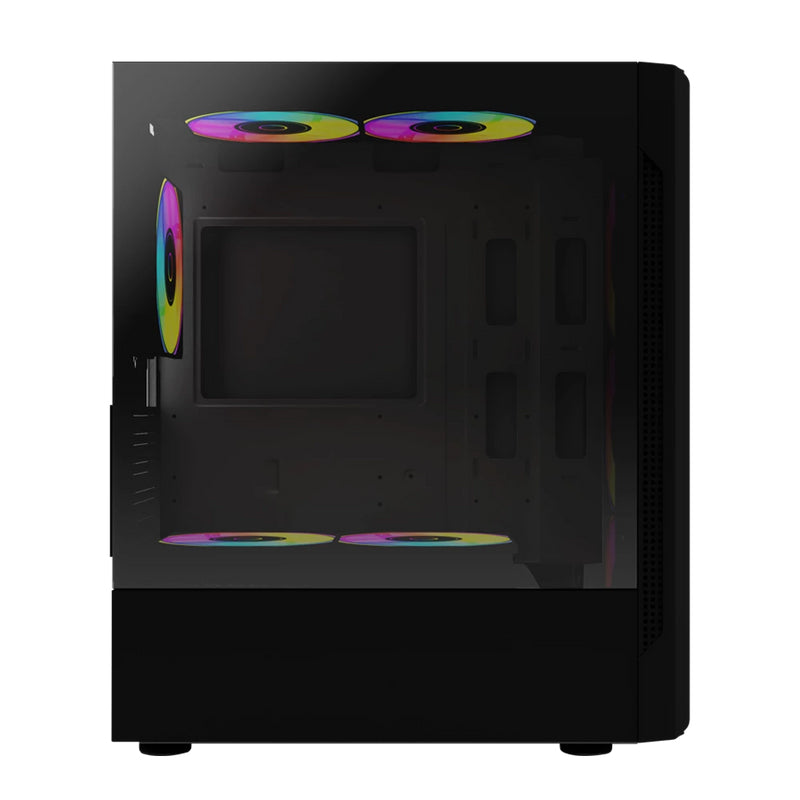 Balam Rush Dragonfly II Crystal GM745s Midi Tower Negro, Micro ATX, Mini-ITX, Metal