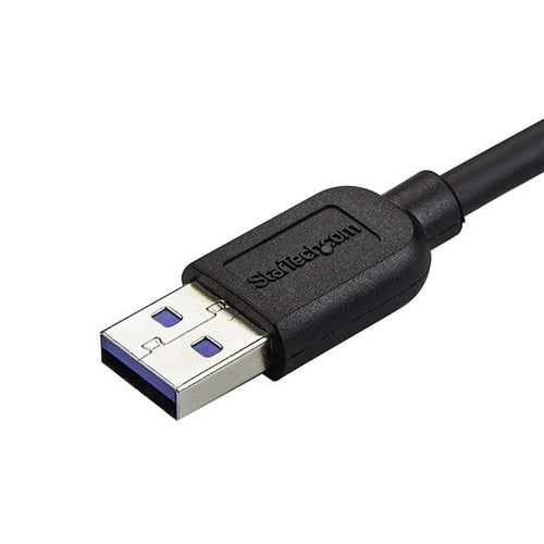 StarTech.com Cable delgado de 0,5m Micro USB 3.0 acodado a la derecha a USB A Cables USB USB 3.2 Gen 1 (3.1 Gen 1) USB A