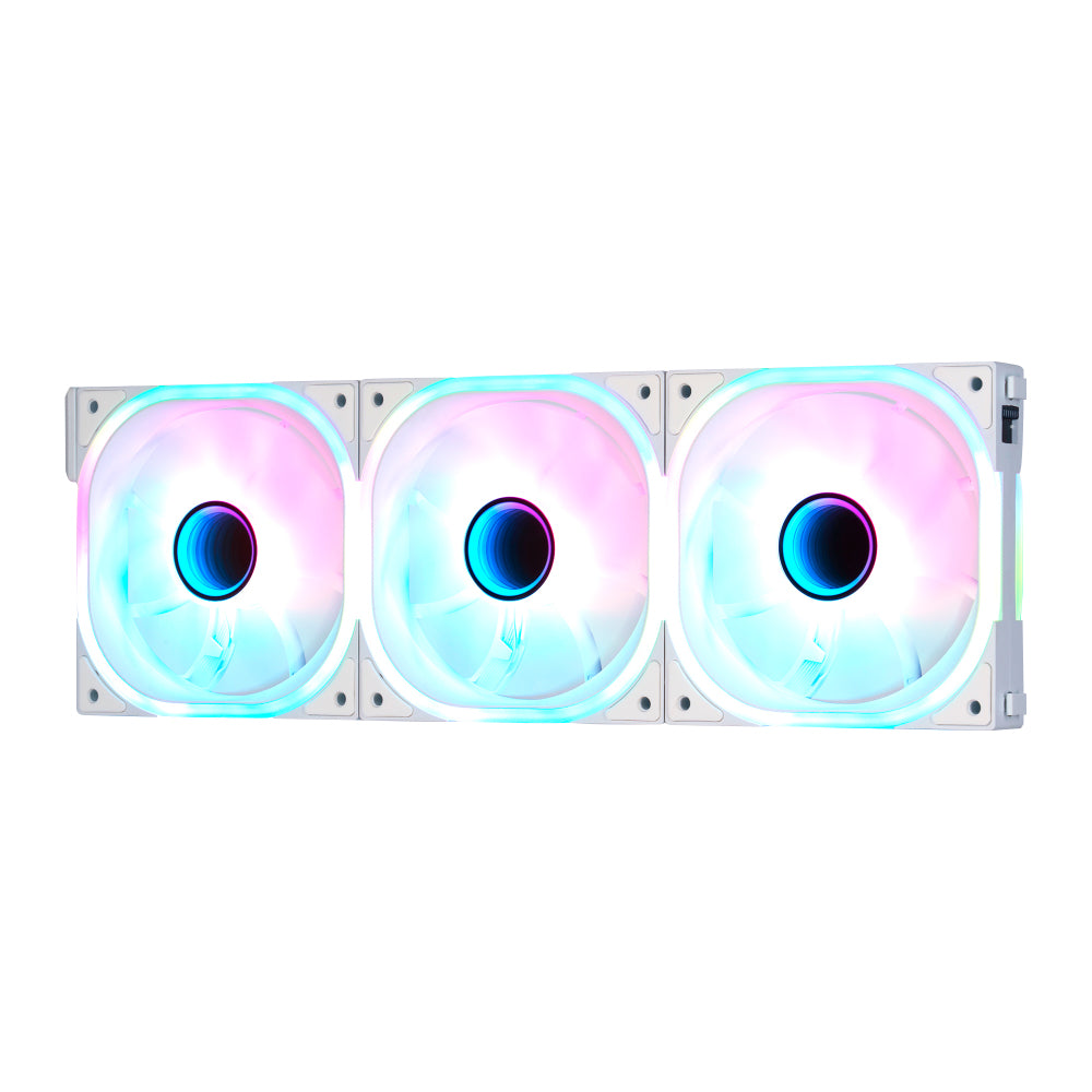 VORAGO Kit Ventiladores FKG500-WH, Producto Empresarial, 3 Velocidades, Bajo Ruido